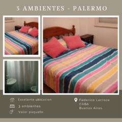 3 ambientes Palermo