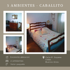 3 ambientes - Caballito