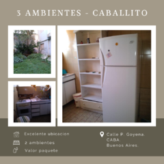 3 ambientes - Caballito en internet