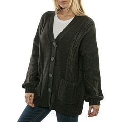SACO RUSTY CHER CABLE KNIT CARDOGAN LD - comprar online