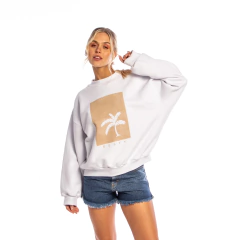 BUZO RUSTY SUNSET PALM OVERSIZED CREW