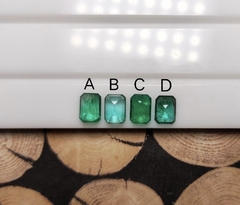 Esmeraldas para anillo solitario