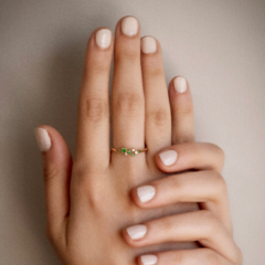 Anillo María de diamantes y piedras preciosas - by Sofia Diaz