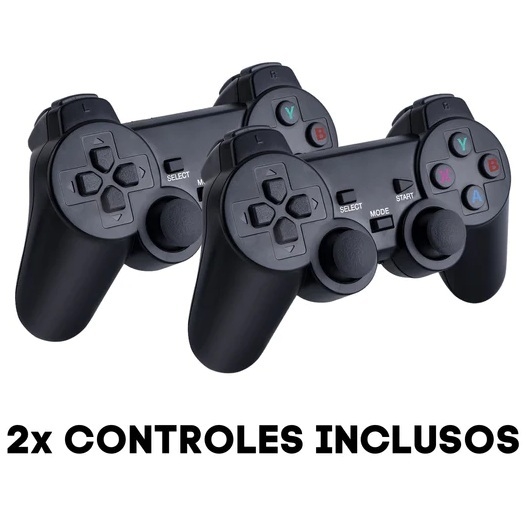 Video Game Retrô com 25.000 jogos, 64GB, 2 CONTROLES : .com