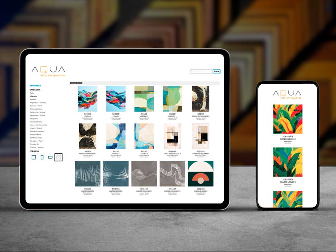Acervo de Gravuras Digitais | Aqua Arte em Quadros