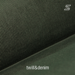 Corderoy Rigido - Color D61 - Verde Militar