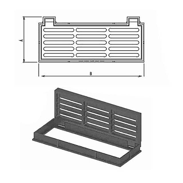 Grelha 30x90 Boca de Lobo 30T Grelha 30x90 Boca de Lobo 30T