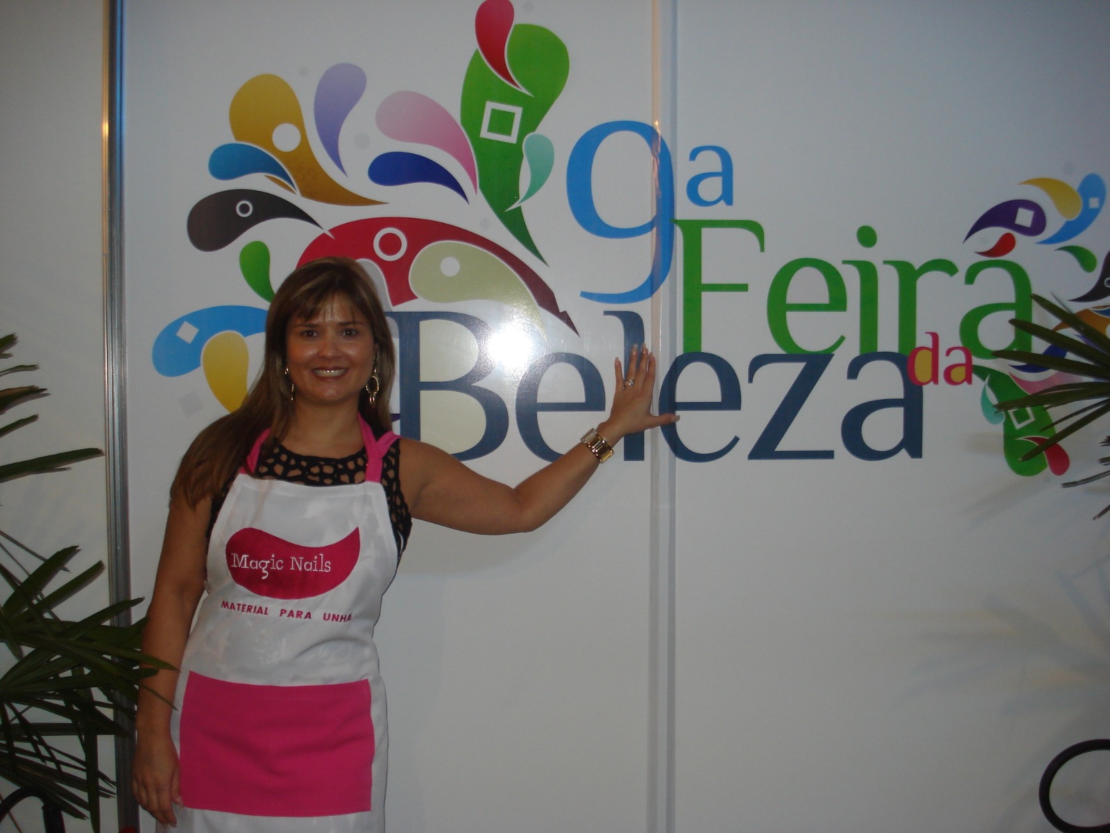 Flávia Cabral na Feira de Beleza