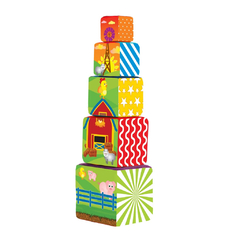 Torre X 5 Cubos Blandos. Bloques Decrecientes - Números - comprar online