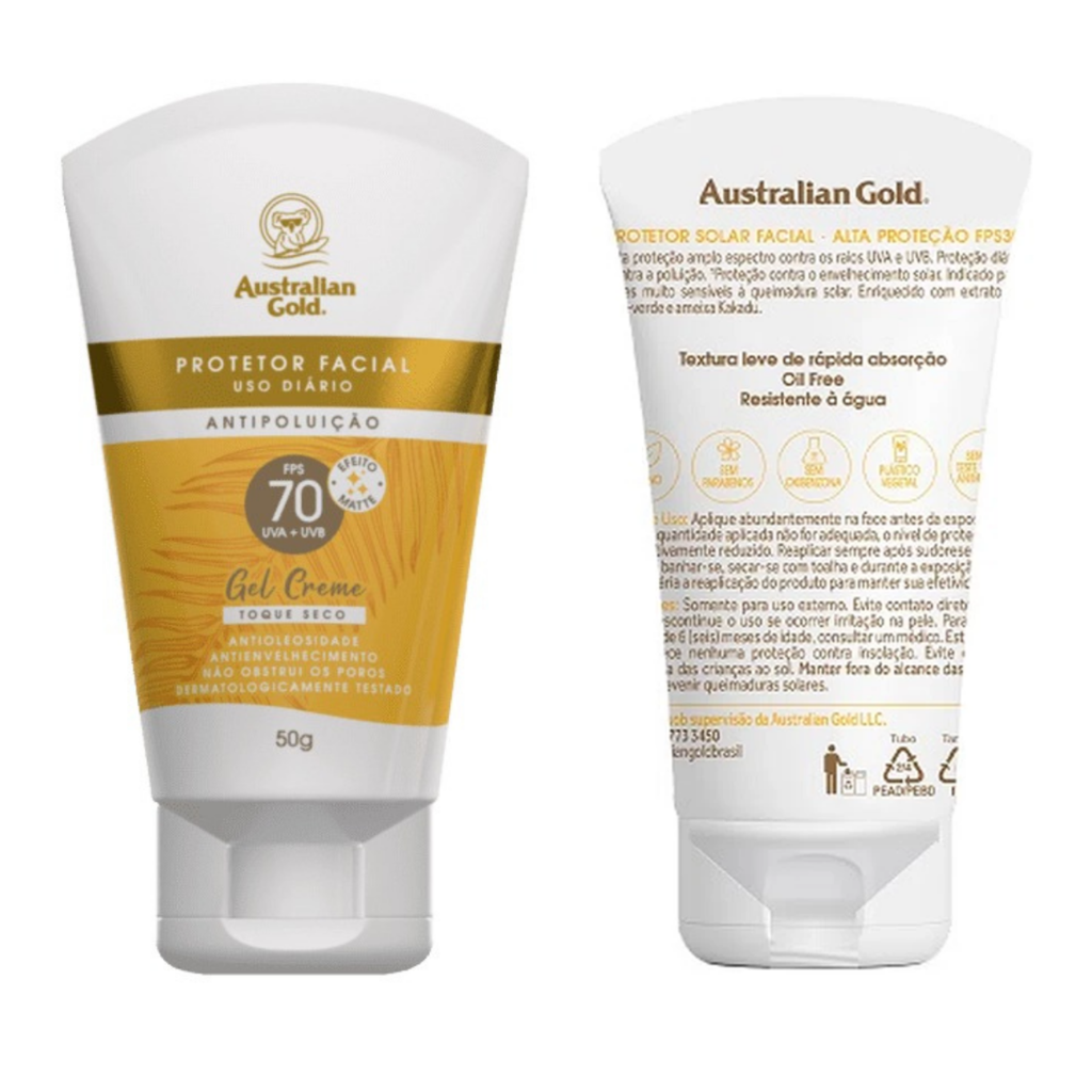 Australian Gold Protetor Solar Facial Matte FPS 50 50g 50g