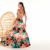 Long Dress, Floral Stamped - comprar online