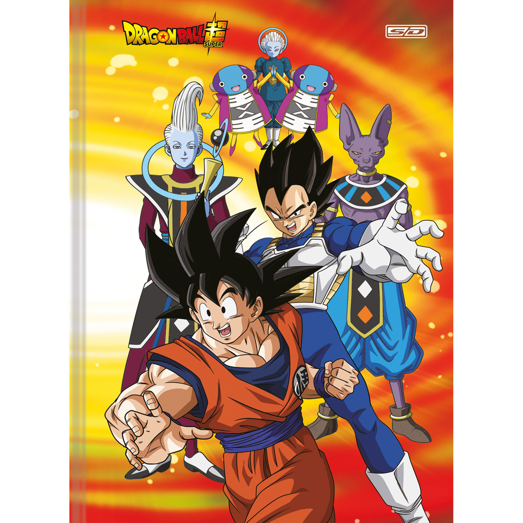 Caderno Cartografia Desenho Capa Dura Costurado Dragon Ball - Capa