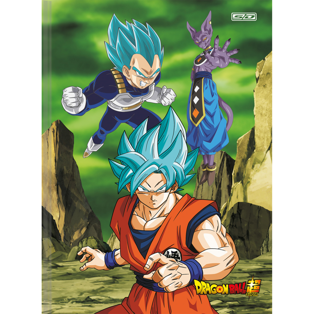 Caderno Universitário Capa Dura Dragon Ball 1 Matéria Sd