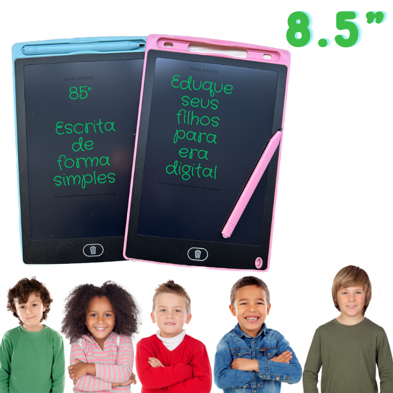 Lousa Magica Tablet Lcd 8.5 Polegadas Escrever e Pintar e Desenhar