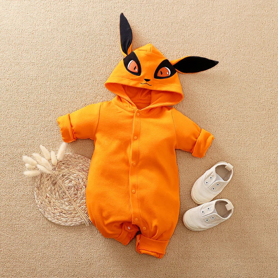 Anime pokemon pikachu bebê recém-nascido macacão outono inverno quente do  bebê meninos traje do bebê