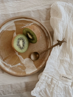 plato postre TERRA ceramica gres