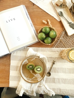 plato postre TERRA ceramica gres en internet