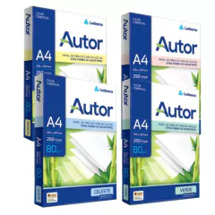 RESMA COLOR A4 AUTOR 80 GRS 250HS