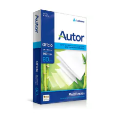RESMA OFICIO AUTOR 80 GRS X500HS