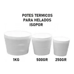 POTE DE HELADO 1/4KG x25