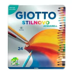 LAPICES GIOTTO STILNOVO ACUARELABLES LATA X 24