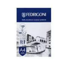 BLOCK PAPEL MULTITECNICAS 140 GRS A4 X 20 HS