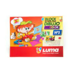 BLOCK P/DIBUJO LUMA NRO 5 COLOR X24 HS