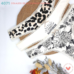 VI4071-Colaless de Algodón con Lycra Estampado