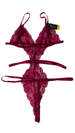 BDY104-Body triangulo soft de encaje sexy