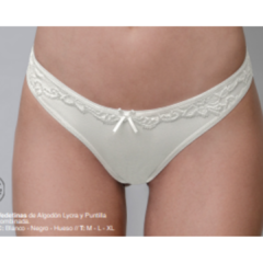 NTB1920L-Vedetina en Algodón con Lycra con Puntilla. - comprar online