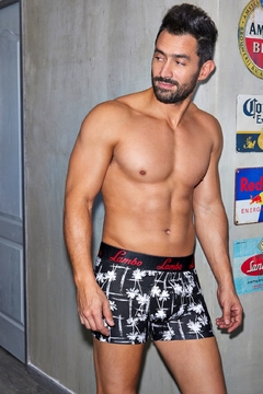NA253-Boxer de Algodón Lycra Estampado con Elástico Personalizado