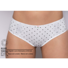 NTB620M-Vedetina en Algodón con Lycra Estampada con Puntilla - comprar online