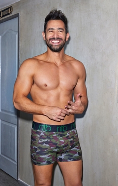 NA75-Bóxer de Algodón Lycra Estampado y Elástico Personalizado
