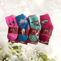 MD680-Media termica de niñas estampados pack x 12 Unidades