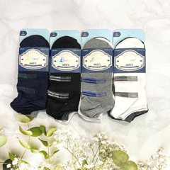 MD722-Medias soquetes de hombre pack x 3