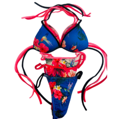 BK1076-Bikini Tiangulo soft estampado