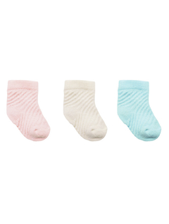 CO230000-MEDIAS PARA BEBE Caladas blanco,rosa, celeste