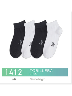 FL1412N-Tobillera Lisa . Negro