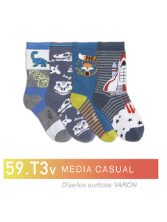 FL59T3V-Media casual . Diseños surtidos VARON