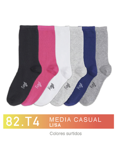 FL82T4-Media casual Lisa Colores Surtidos niños-as