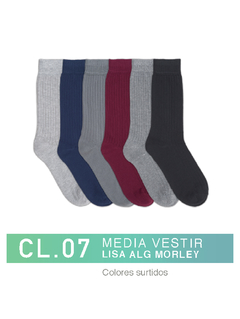 FLCL07-Media vestir Lisa Algodón Morley Colores Surtidos