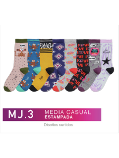 FLMJ3-Media casual Diseños surtidos