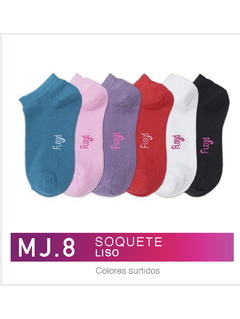 FLMJ8-Soquete Liso . Colores surtidos
