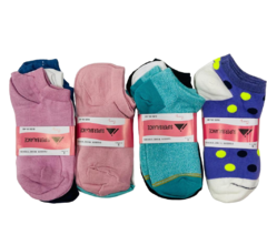 MD622-Soquetes estampados de mujer pack x 12 Unidades