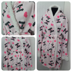 EM66 BATA POLAR ESTAMPADA DE MUJER - comprar online