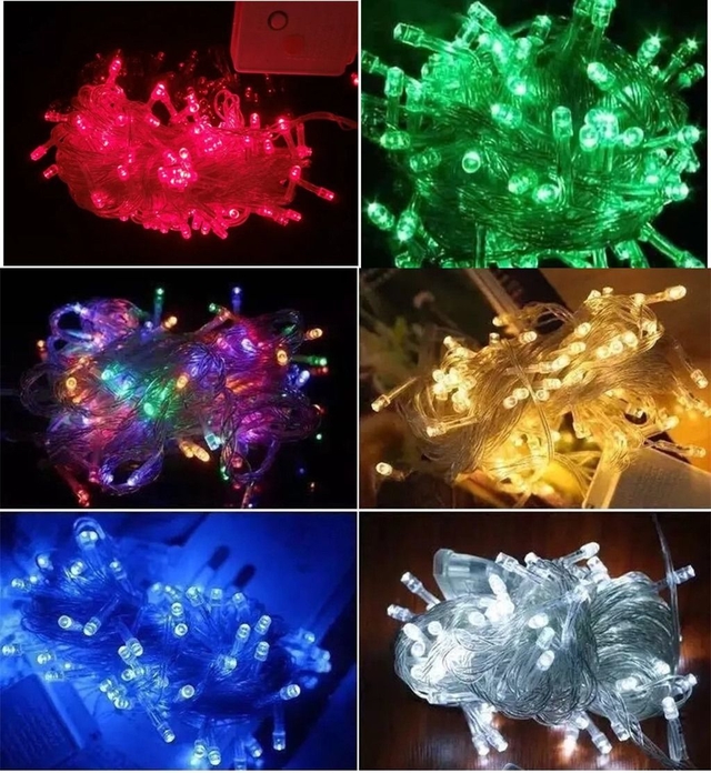 Pisca Pisca Super Led 100 Lâmpadas Enfeite Natalino Luz 10m Pisca Pisca Super Led 100 Lâmpadas Enfeite Natalino Luz 10m