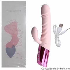 Vibrador Ponto G e Estimulador de Clitoriano 9 Vibrações e Aquecimento na internet