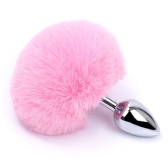 Plug Anal Metal M Pompom - comprar online