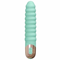 Vibrador Escalonado 15 Vibrações Verde Recarregável