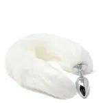 Plug Anal em Alumínio 7cm com Cauda.